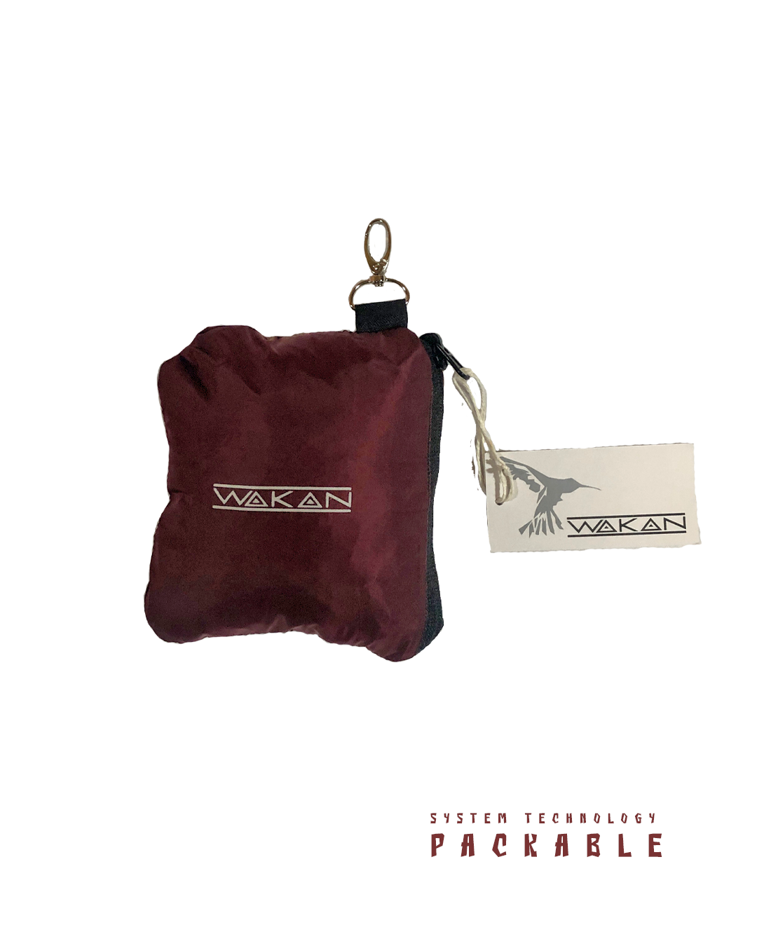 Chompa Repelente al Agua Vino | WAKAN593 dRoP WKNΓ_010 - Image 4