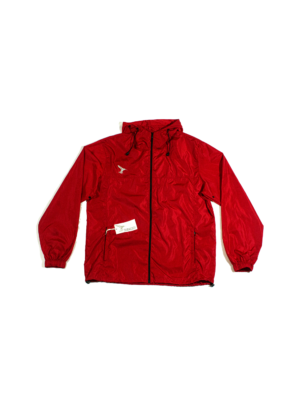 Chompa Antifluidos Roja WAKAN593 dRoP WKNΓ_013 | Detalles Negros | Unisex